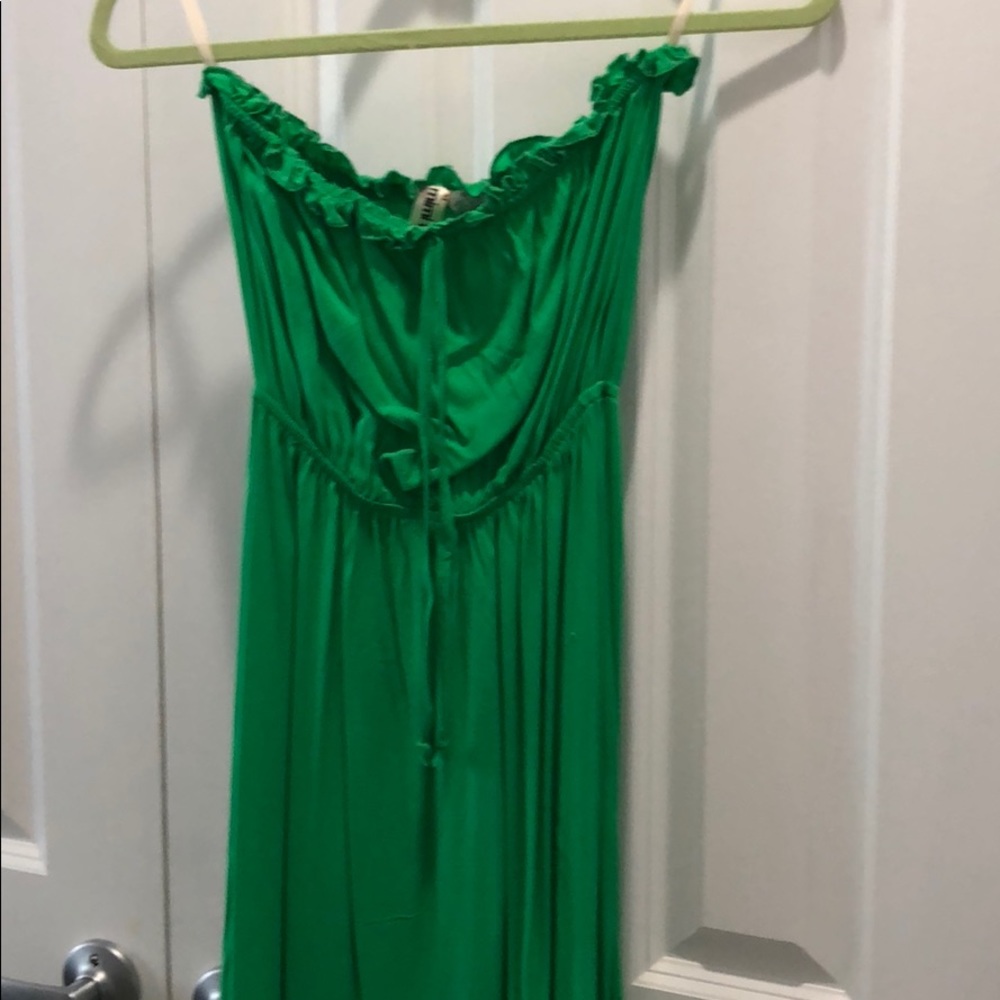 Summer Green maxi dress